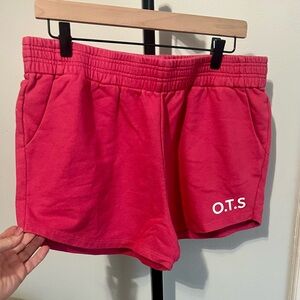 One Teaspoon Vibrant Pink Athletic Shorts NWT
